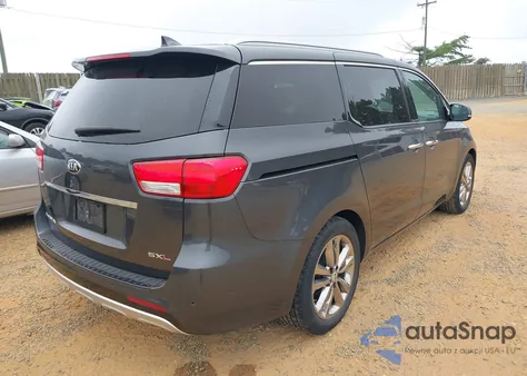 2016 Kia Sedona Sx Luxury z USA, uszkodzony, nr VIN KNDME5C14G6184631